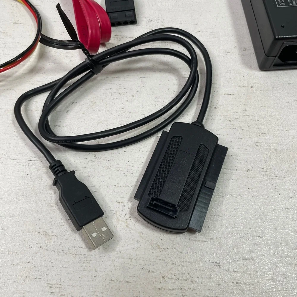 Ultra USB 2.0 to IDE SATA Cable Adapter Kit ULT40112 External Hard Drive Bridge